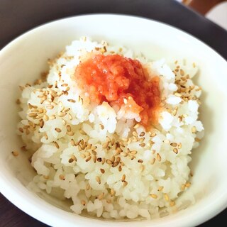 コストコ冷凍明太子☆ピリ辛ラー油丼